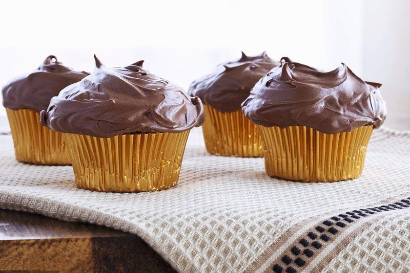Hadoife Foil Cupcake Liners Metallic Muffin Paper Cases Baking Cups Gold Sliver Rose Gold Pack of 300 - Image 4